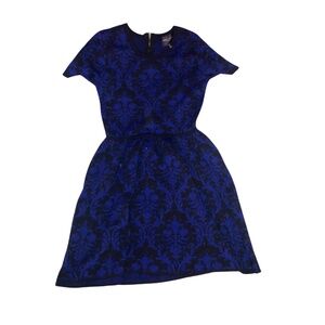 M | Blue/Black Baby Doll Dress
